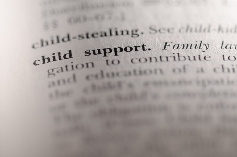 Dictionary word - Child Support